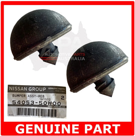 GENUINE Nissan Navara D22 Front Upper Control Arm Rubber Bump Stops Set Of 2