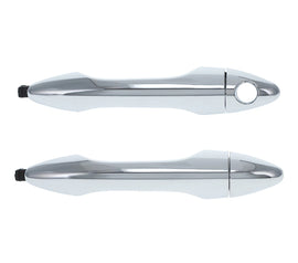 Door Handle Outer for Hyundai iX35 LM 10-15 Set of 2 Chrome FRONT LEFT+RIGHT