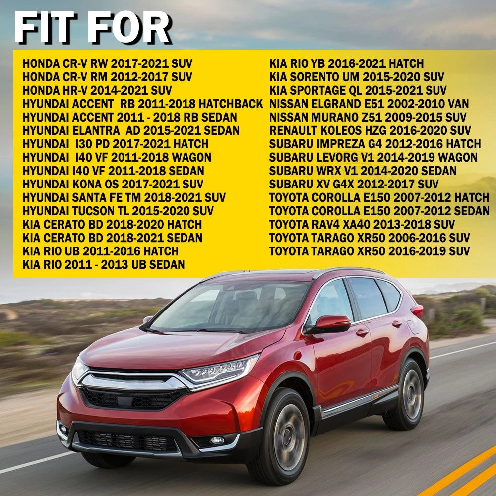 2PCS Wiper Blade Set for Toyota RAV4 A4 XA40 12/2012 - 2020 650/400mm 16" 26" A