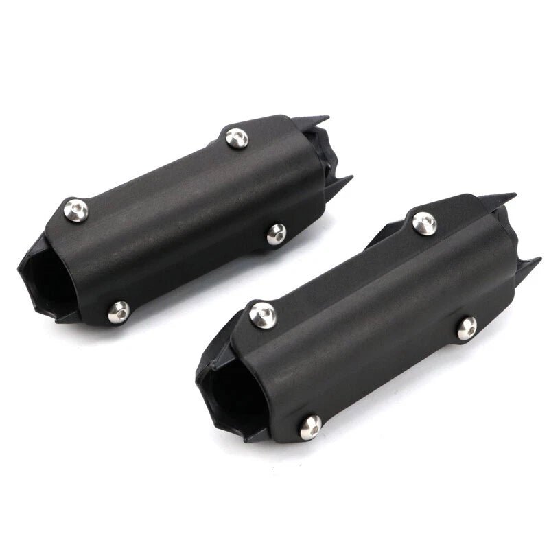 Pair Motorcycle Engine Guard Crash Bar Protector Frame Slider Pads Black 25mm ST