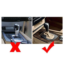 Load image into Gallery viewer, Carbon Fiber Look Gear Shift Knob Trim Cover For BMW 5 6 Series E60 E63 X3 X5 ST