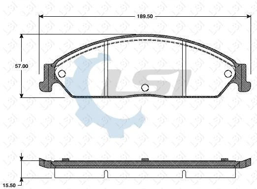 Front Brake Pads and 322mm Disc Rotors Set for Ford FALCON BA PBR upgraded