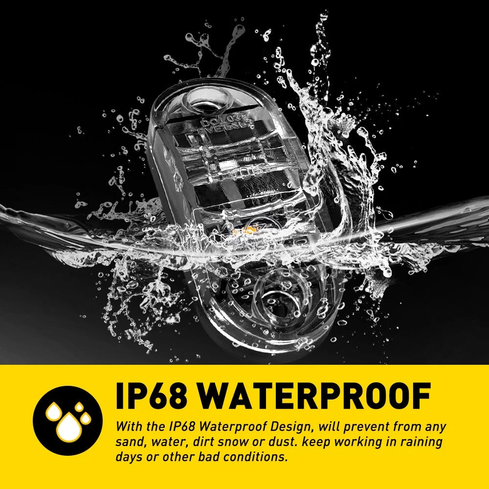 10-100X LED Clearance Side Marker Light Amber Red Lamp Trailer Lorry Caravan A2