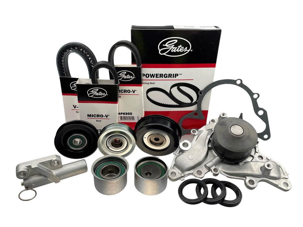 Timing Belt Kit with HT, WP, Belts, EP For Mitsubishi Triton MK 6G72 3.0L V6