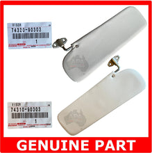 Load image into Gallery viewer, GENUINE Toyota LandCruiser 40 series HJ45 HJ47 FJ40 BJ40 LH RH Sun Visors Ivory
