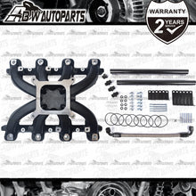 Load image into Gallery viewer, Single Plane Carb Intake Manifold Black Fits GM Holden LS Gen III IV LS1 LS2 LS6