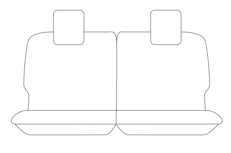 Sperling Getaway Neoprene Rear Black - Black Stitch Seat Covers Suits MUX RJ ...