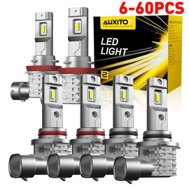 6-60x 9006 9005 H11 LED Headlight Bulbs Conversion High Beam Super Bright White
