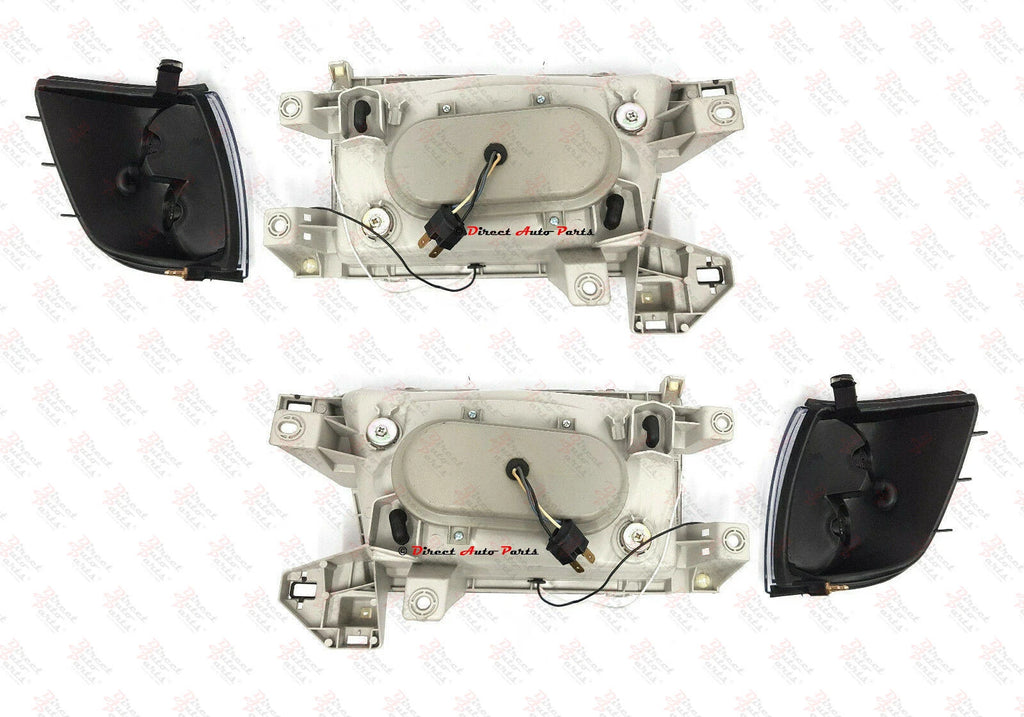 HEAD LIGHT LAMP (LED ANGEL EYES) FIT TOYOTA HILUX SURF 180 185 4RUNNER 1995-2002