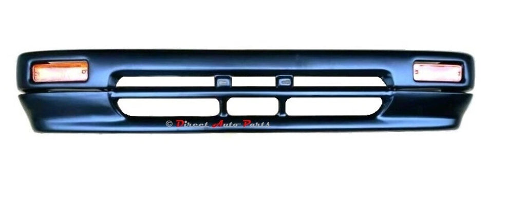 *NEW* FRONT BAR + LOWER APRON + LAMP SUIT TOYOTA HILUX 2WD RN85 1991- 1997 BLACK