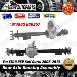 614063 600357 Golf Carts Rear Axle Housing Assembly For EZGO RXV 2008-2013