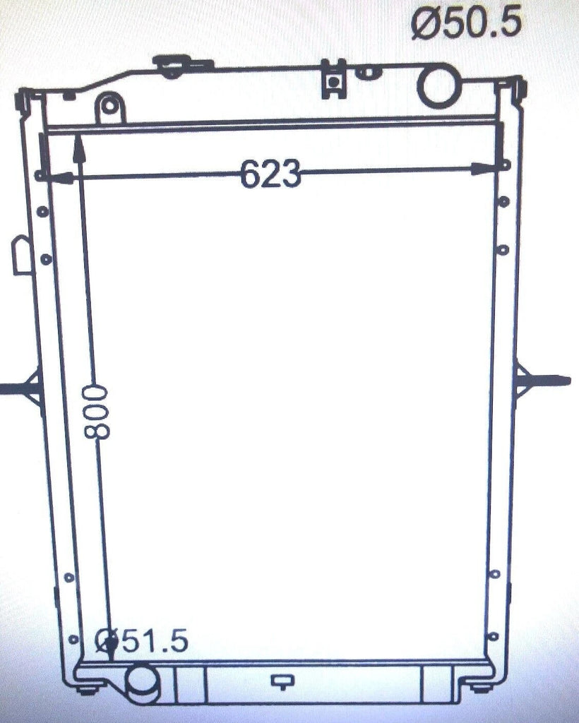 *NEW* RADIATOR for ISUZU TRUCK F Series FRR/FSR/FVR/FVM 1998 – 2008 (800/618/56)