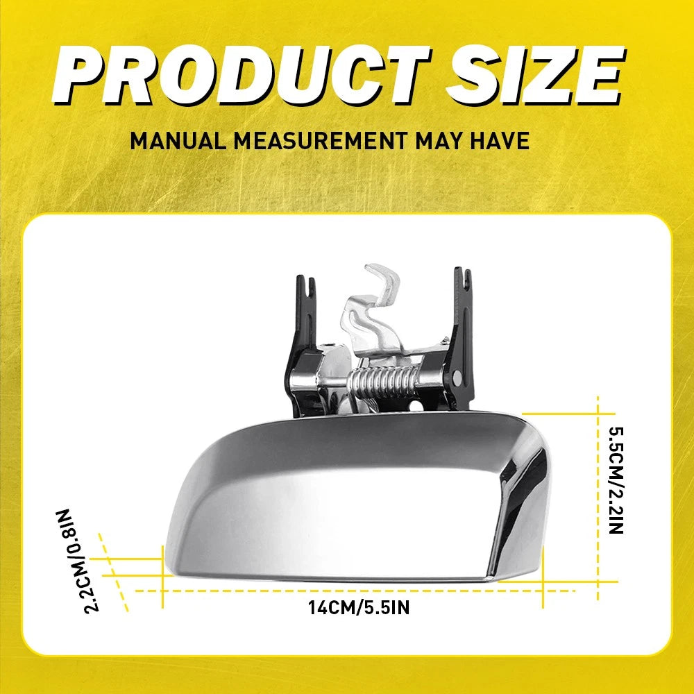 2-20X Outer Door Handles Chrome Rear Fits Nissan Pathfinder R51 05-13 82606EA502