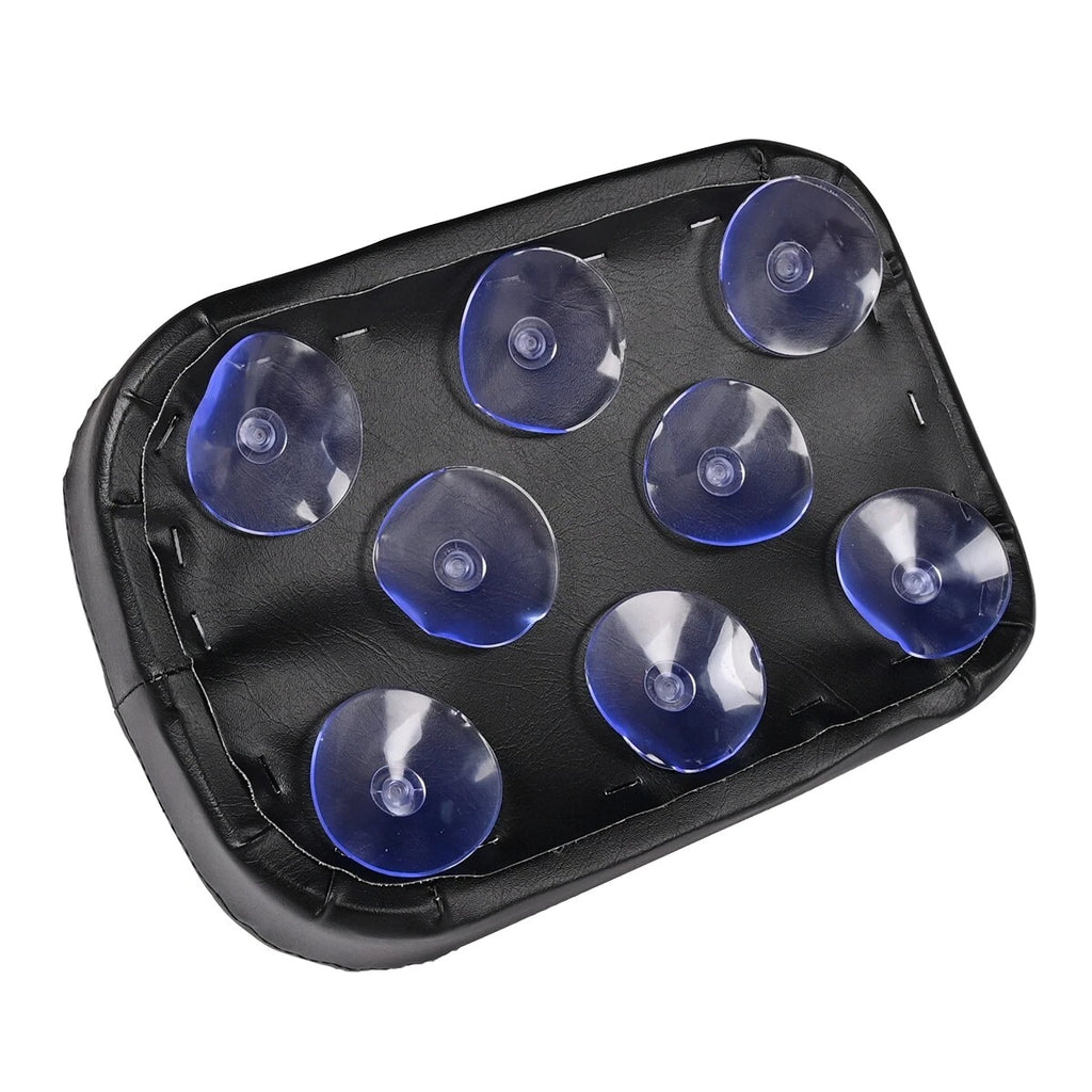 Rectangle Diamond Rear Pillion Passenger Pad Seat 8 Suction Cup Motorcycle ST