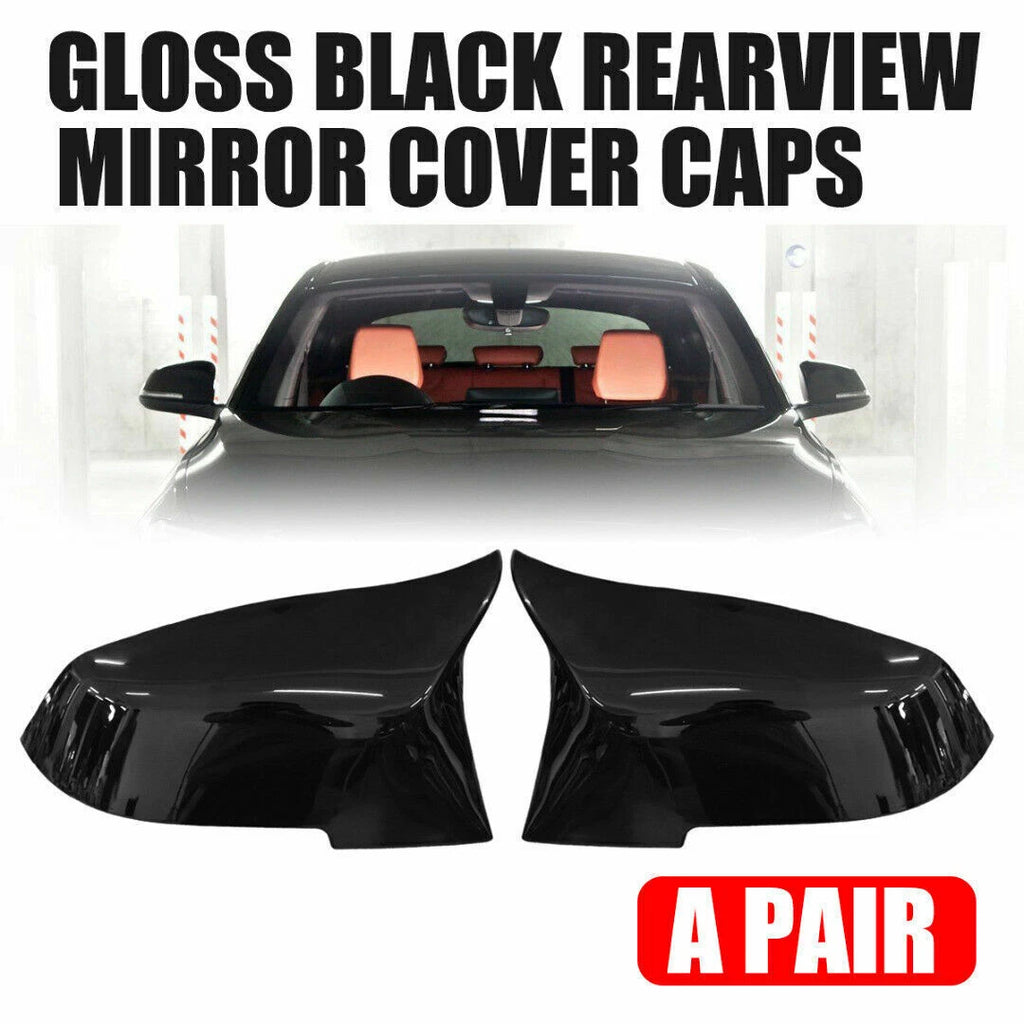 2pcs Rear View Mirror Cover Caps for BMW F20 F21 F22 F30 F32 F36 X1 F87 M2 ST