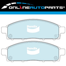 Load image into Gallery viewer, Front Slotted &amp; Dimpled Disc Brake Rotors + Bendix 4WD Pads for Triton ML MN MQ