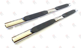 SIDE STEPS RUNNING BOARDS (STAINLESS STEEL 4'' ) fit FORD RANGER PX 2012 - 2020