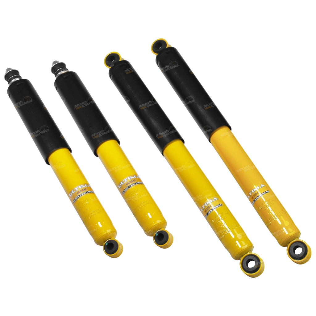 4 Long Travel Front + Rear Gas Shock Absorbers for Hilux LN65 LN67 YN65 YN67 4wd