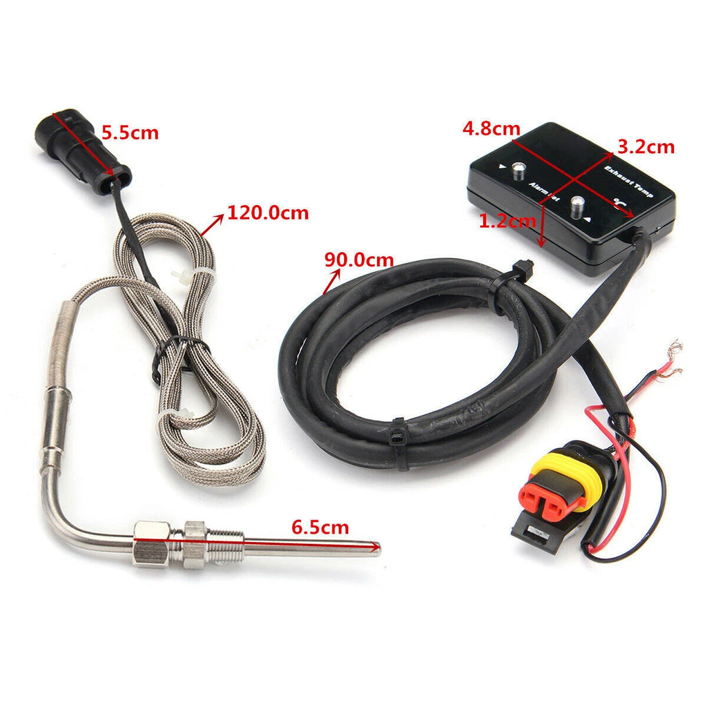 Digital Exhaust Temp Gauge EGT Pyro Hilux Patrol Turbo Diesel Petrol For Amarok