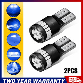 6000K W5W T10 168 LED globe Light Bulb Number License Plate Indicator 40x A
