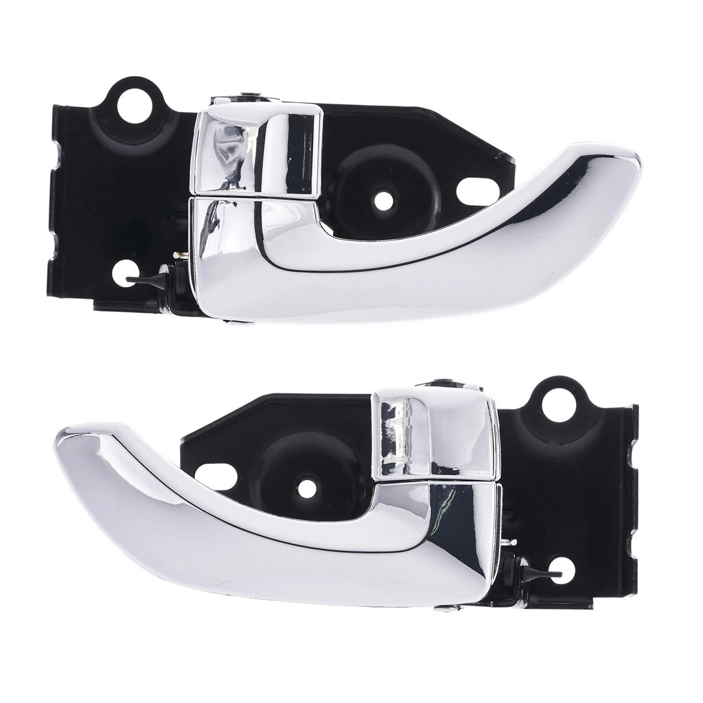 Door Handle Inner for Hyundai Santa Fe SM 00-05 Set of 2 Chrome FRONT LEFT+RIGHT
