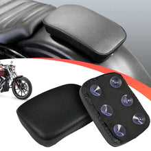 Load image into Gallery viewer, 6 Suction Cup Rear Fender Passenger Pillion Rectangle Pad Seat For Harley Custom