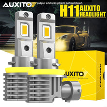 Load image into Gallery viewer, AUXITO H8 H9 H11 LED Fog Globes Headlight Bulb Kit H/Low Beam 24000LM Bright AU