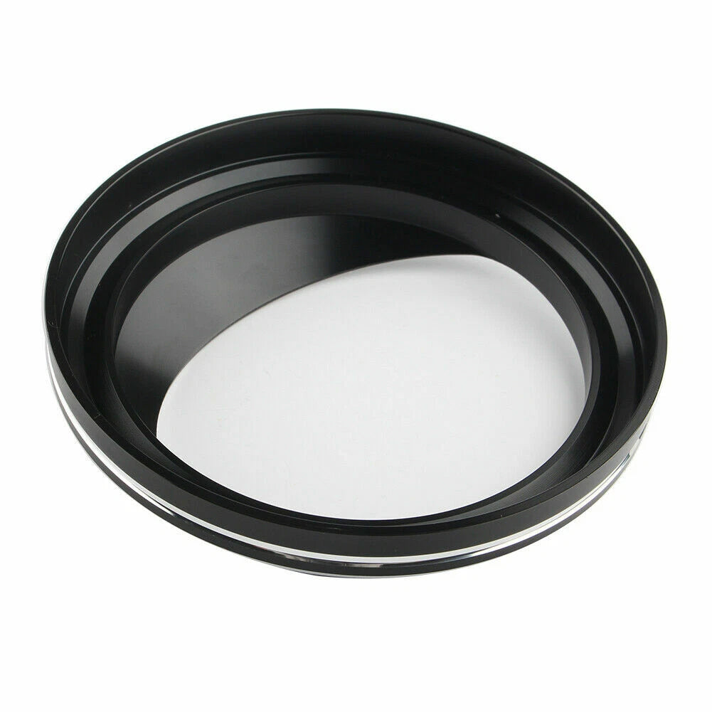 5'' Speedometer Trim Ring Gauge Bezel Cover Visor for Harley Softail Road King