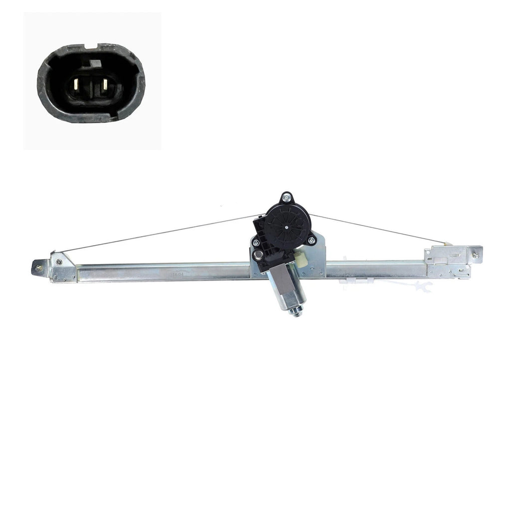 Front Left Window Regulator W/ Motor 2 Pins For Renault Trafic II
