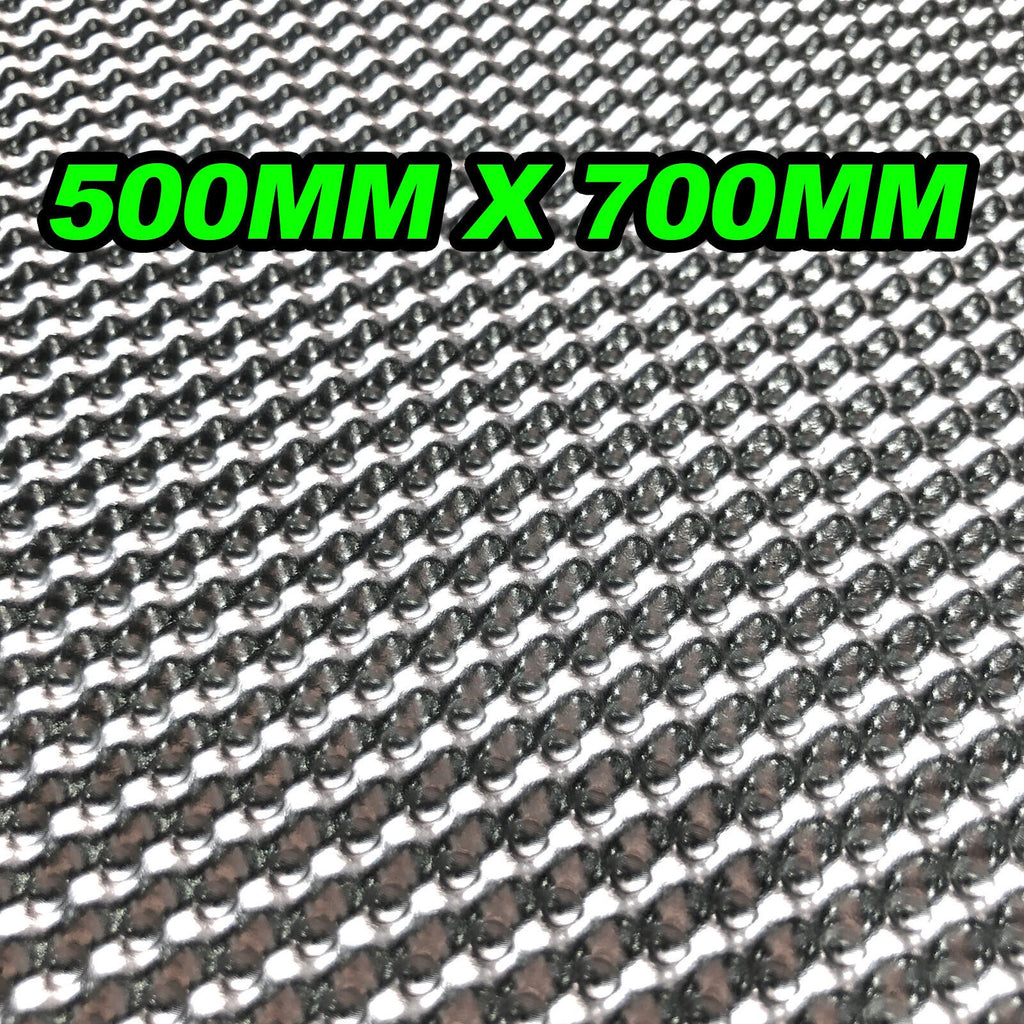 HEAT SHIELD Embossed Aluminium 700mm x 500mm Turbo Manifold Exhaust Race Car