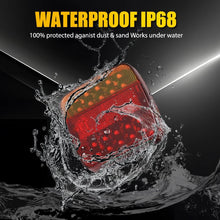 Load image into Gallery viewer, 4x 12-24V Wireless USB Magnetic LED Tail Lights kit Towing Trailer Rear Lights