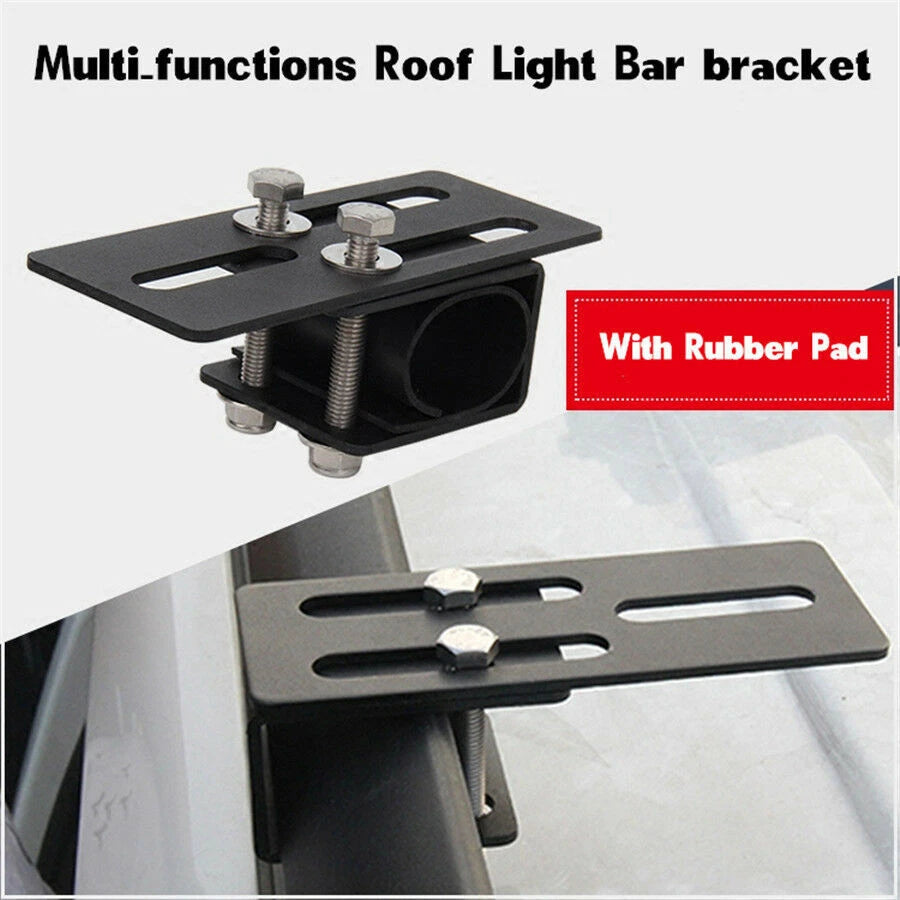2x Car Roof Rack Light Bracket Holder Bumper Mounting Kit for LED Work Light Bar