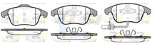 Load image into Gallery viewer, Front Brake Pads w/sensor and Disc Rotors set for VW Tiguan 5N 07-18 312mm