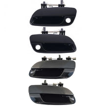 Load image into Gallery viewer, Door Handle Outer for Hyundai Elantra 01-06 Set of 4 Black FRONT REAR LEFT+RIGHT