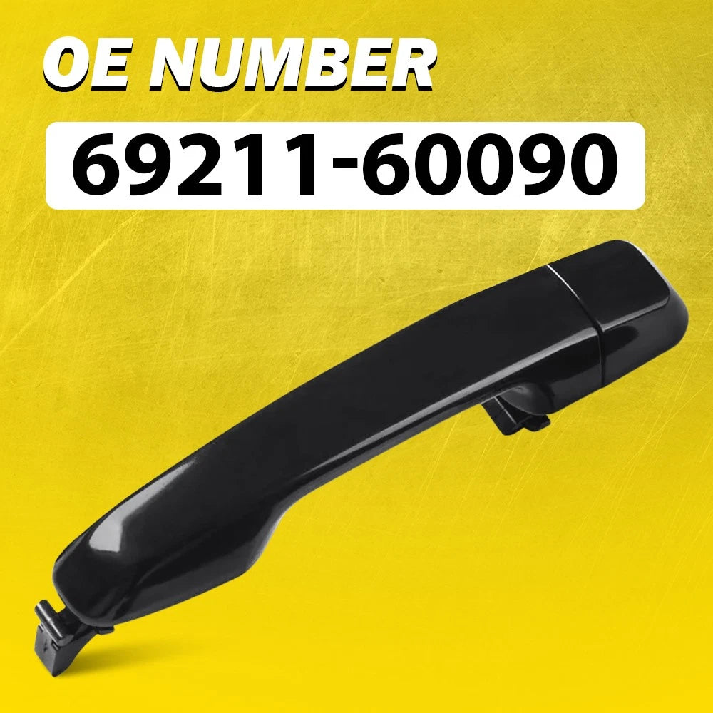 For Toyota Prado J150 Series 2009 2010-2020 Black Rear Outer Door Handle