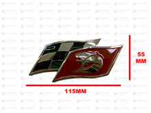 Load image into Gallery viewer, Red HSV Racing Flag Badge Emblem Holden Commodore V8 SV6 SS SV8 GTS R8 Maloo