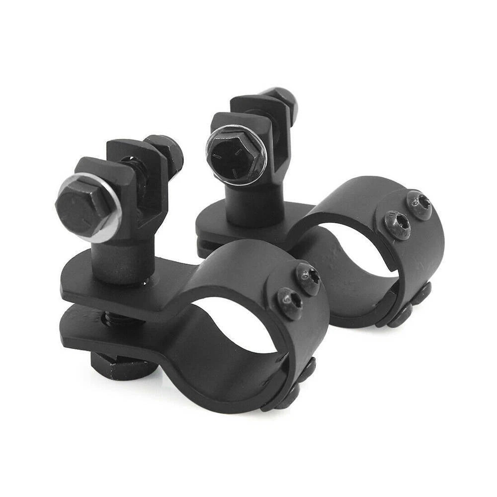 Foot Peg Mount Clamps 1" ~ 1-1/4" Highway Engine Crash Bar For Electra Glide ST