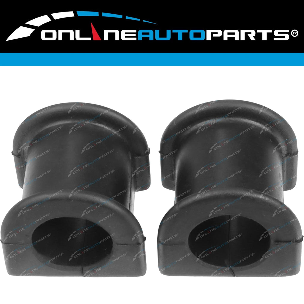 2 x 25mm Rubber Front Sway Bar D-Mount Bushes for Toyota Hilux 4Runner YN63