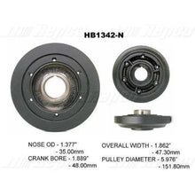 Load image into Gallery viewer, Powerbond OEM Replacement Harmonic Balancer HB1342N
