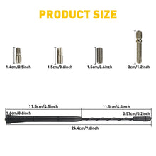 Load image into Gallery viewer, 9" Universal Car AM/FM Radio Antenna Signal Long Flexible Roof Mast Aerial SUV