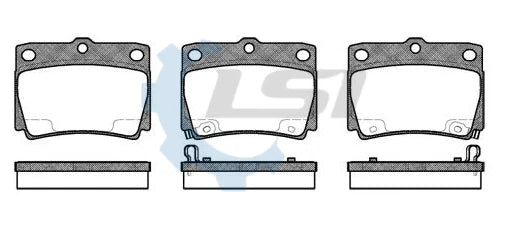 Rear Brake Pads and Disc Rotors for Mitsubitshi Challenger PB PC 2009 - 18 2.5D