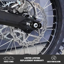 Load image into Gallery viewer, For Surron Ultra Bee 2023+ CNC Aluminum 2x Axle Block Chain Adjuster Bolts Black