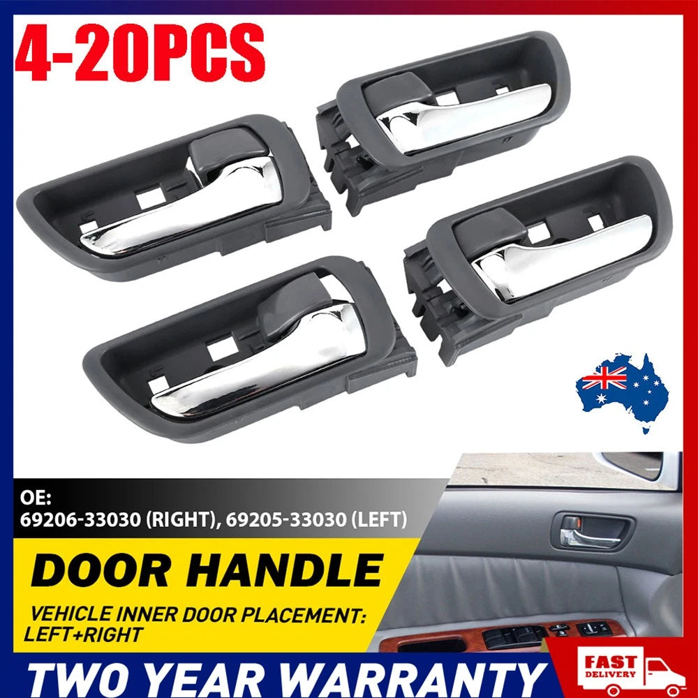 4-20X Right Left Front/Rear Inner Inside Door handle Grey for Toyota Camry NEWA