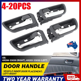 4-20X Right Left Front/Rear Inner Inside Door handle Grey for Toyota Camry NEWA