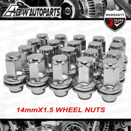24pcs Chrome Wheel nuts 14mmX1.5 for TOYOTA LANDCRUISER 76 79 100 200 78 Series