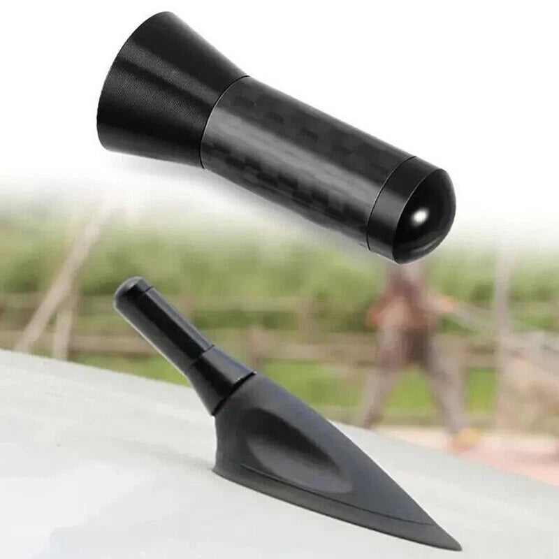 1.4" Universal Car Antenna Stub Black AM Radio FM Signal Aerial Bee Sting NEW ST