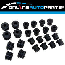 Load image into Gallery viewer, Front + Rear Rubber Leaf Spring Bush Kit for Sierra SJ410 SJ413 LJ50 LJ80 MG410