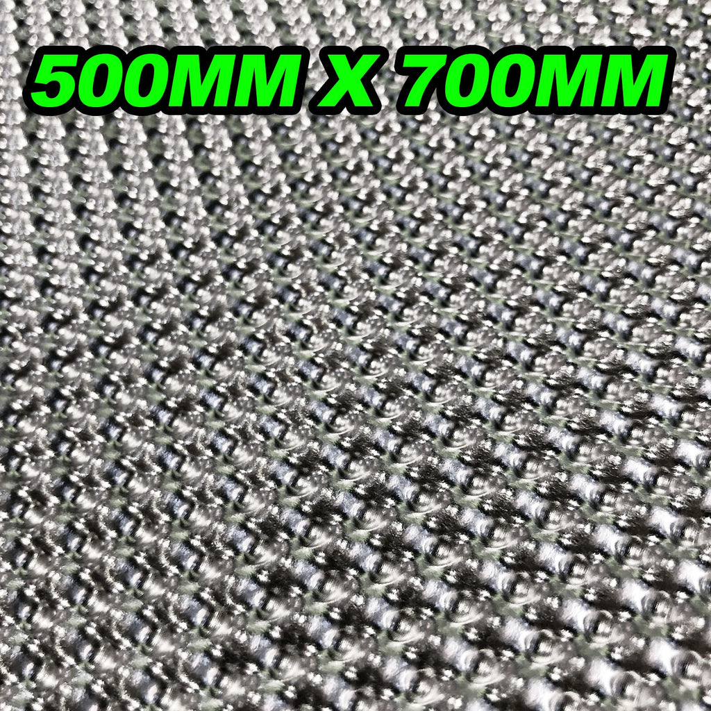 NEW 500mm X 700mm Car EXHAUST HEAT SHIELD Embossed Aluminium DIY Fold Form AU OZ