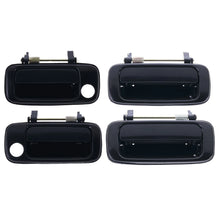 Load image into Gallery viewer, 4pc Front Rear Left &amp; Right Outer Door Black For Toyota Landcruiser J80 1990-98