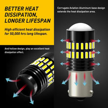 Load image into Gallery viewer, AUXITO P21/5W 1157 Led Brake Tail Stop BAY15D White Car Light Bulbs 48/54-SMD A